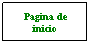 Cuadro de texto: Pagina de inicio
