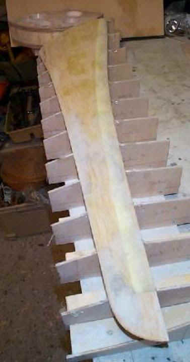 blade skinned and faired with hub
